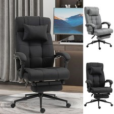 Office Chair w/ Adjustable Height, Swivel Wheels, Headrest