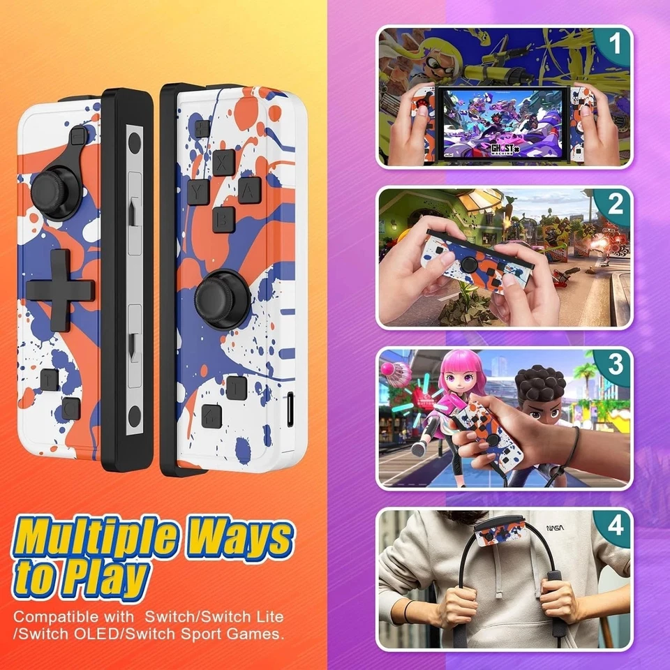 FOIRCEADAL Joystick Pad Controller for S-witch Replacement,Left Right Controller - Image 2 of 4