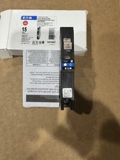 New Eaton CHFP115DF Dual Function Circuit Breaker 15A 1-Pole 120V