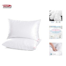 Hotel Collection Bed Pillows for Sleeping 2 Pack Queen Size  Pillows for Side ...