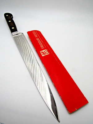 Vintage J.A. Henckels Frioudur  Messer Twin Works 206 - 9''  Carbon Chef Knife