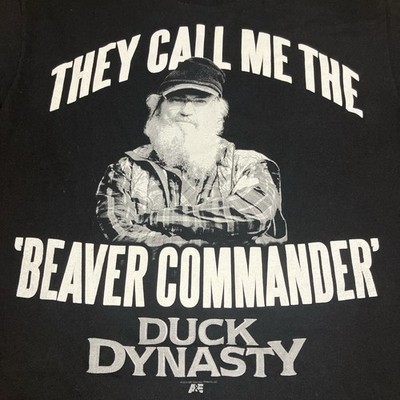 Duck Dynasty Beaver Commander T-Shirt, size medium