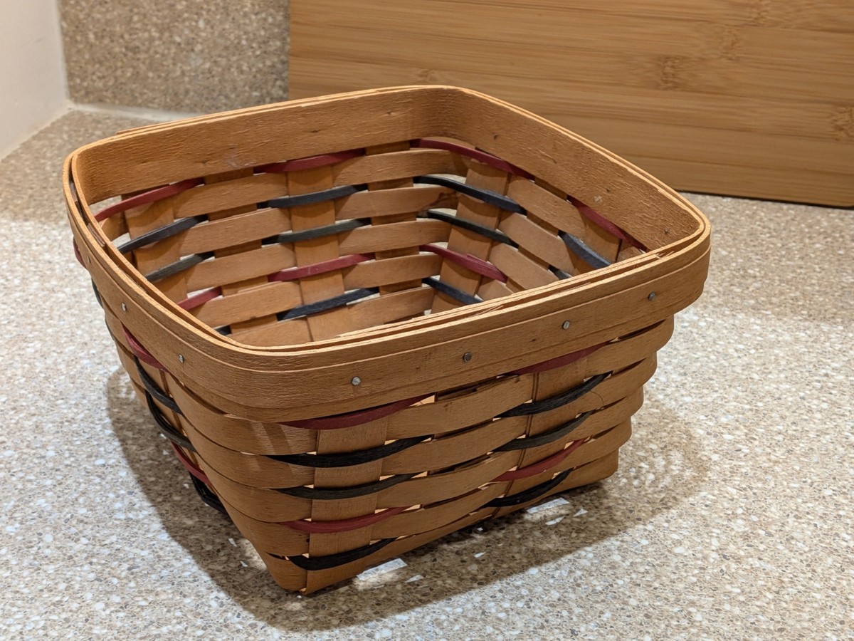 Longaberger Woven Traditions Large Berry Basket Set 1995 | Signed