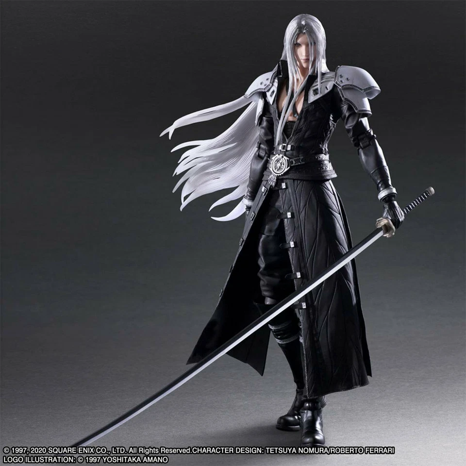 Play Arts Kai Final Fantasy VII Remake Sephiroth 11" Action Figure Statue No Box - Image 4 of 4