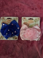 Hair Accessory, Navy and Pink