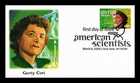 US COVER GERTY CORI BIOCHEMIST AMERICAN SCIENTISTS FIRST DAY ISSUE FLEETWOOD