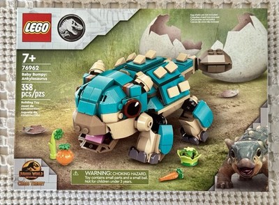 Brand New/Sealed Lego 76962 Jurassic World Baby Bumpy: Ankylosaurus SHIPS FREE