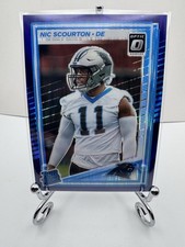 2025 Panini Donruss Optic - Rated Rookie Nic Scourton #270 Purple Shock Prizm...