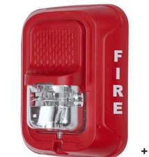 System Sensor SRL Wall Strobe Fire Alarm - Red(Lot of 3)