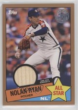 2020 Topps 1985 Baseball All-Stars Relics Gold 17/50 Nolan Ryan HOF e8a