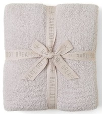 NEW Barefoot Dreams CozyChic Throw - STONE 54x72 MSRP 158