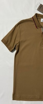 BURBERRY Polo Shirt Medium M Brown | eBay