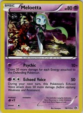 Meloetta (78) Legendary Treasures 78/113 Holo LP/NM on eBay