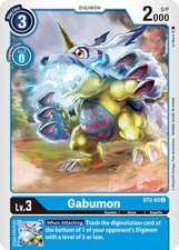 Gabumon ST2-03 U Starter Deck 02: Cocytus Blue Digimon TCG