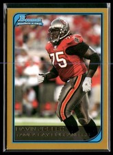 2006 Bowman Gold Davin Joseph RC #182 Tampa Bay Buccaneers