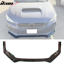 Fits 15-21 Subaru WRX/WRX STI Front Bumper Lip Carbon Fiber IKON Style Spoiler
