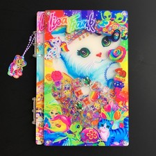 LIMITED LISA FRANK acrylic SHAKER NOTEBOOK A6 binder stationery journal planner