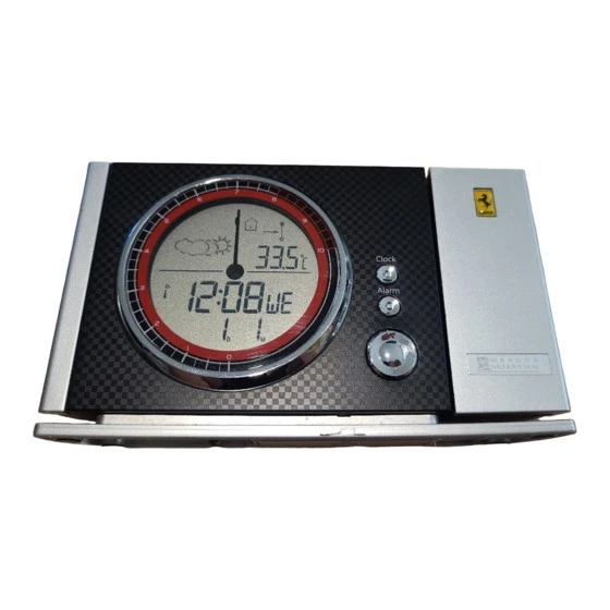 OREGON SCIENTIFIC FSP301-K "FERRARI MARANELLO" Stazione Meteo Sveglia Proiezione - Immagine 3 di 4