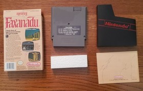 NES Faxanadu (Nintendo, 1989) CIB Complete In Box w/ Instructions 