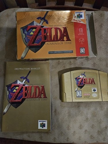 Legend of Zelda: Ocarina of Time ~CIB ~ Collector's Edition Gold Nintendo 64 N64