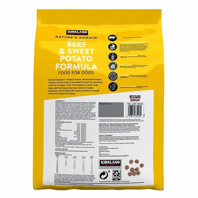 Kirkland nature's cheap domain ingredients