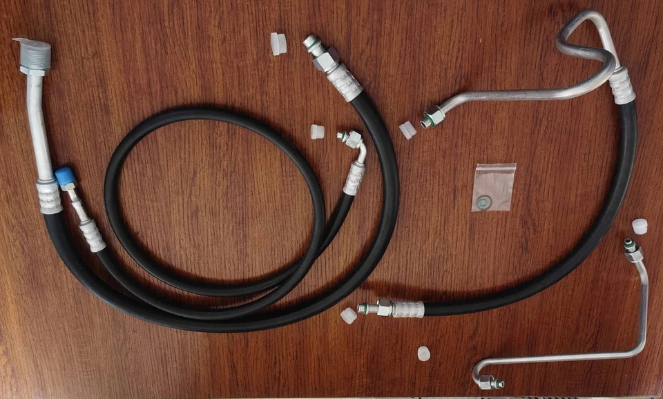 A/C  Hoses Lines Set for 1976-79 Ford F-100/150 78-79 Bronco V8 Foto 2 de 2