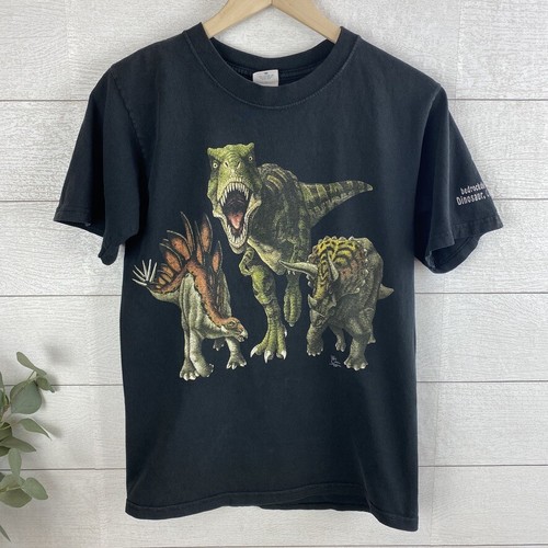 T-Shirt Black Dinosaur Tee Colorado | eBay