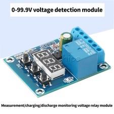 DC 9V 12V 24V Voltage Detection Module Relay Circuit Monitoring Module 0-99.9V