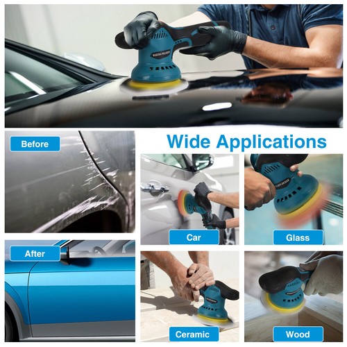 New Cordless Car Buffer Polisher with 1500mAh Rechargeable Batteries - Picture 5 of 8