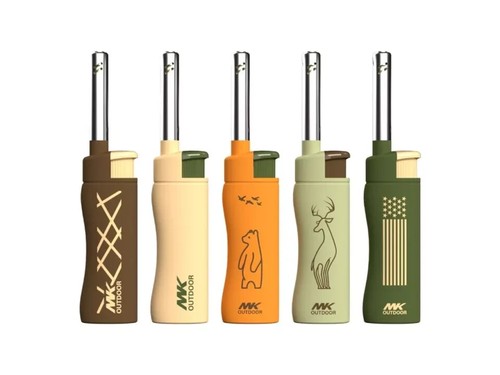 MK Lighter 5pcs. Outdoor Series Candle Lighters, Windproof Torch Flame - Picture 2 of 8