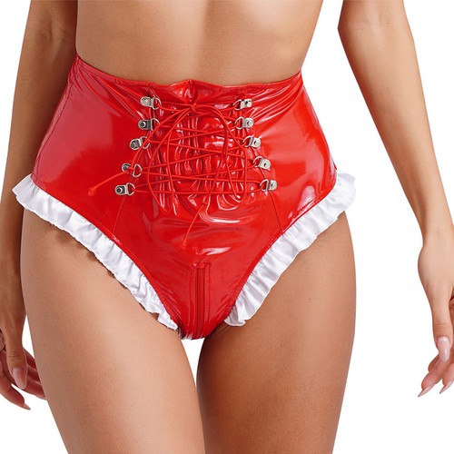 Conjunto de lencería para mujer con volantes ropa de club transpirable conjunto cintura alta calzoncillos suaves - Imagen 129 de 151