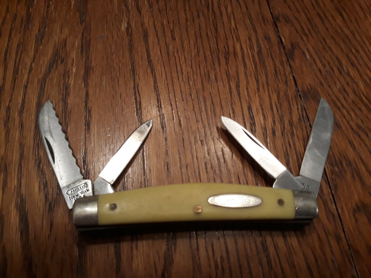 【未開封】CAMUS E Vintage Camillus Yellow-Jacket #712 Folding Pocketknife. 4