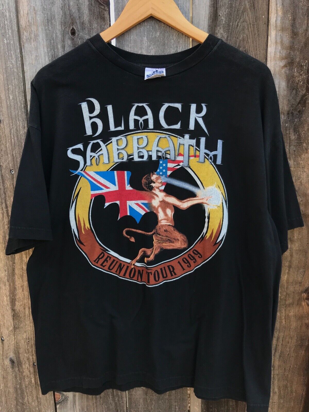 Vintage Black Sabbath 1999 Reunion Tour T-Shirt Size XL 90s 