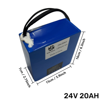 #ad 24V 20Ah Lithium Ion Ebike Batteries Electric Bicycle Wheelchairs li ion Vehicle $141.85