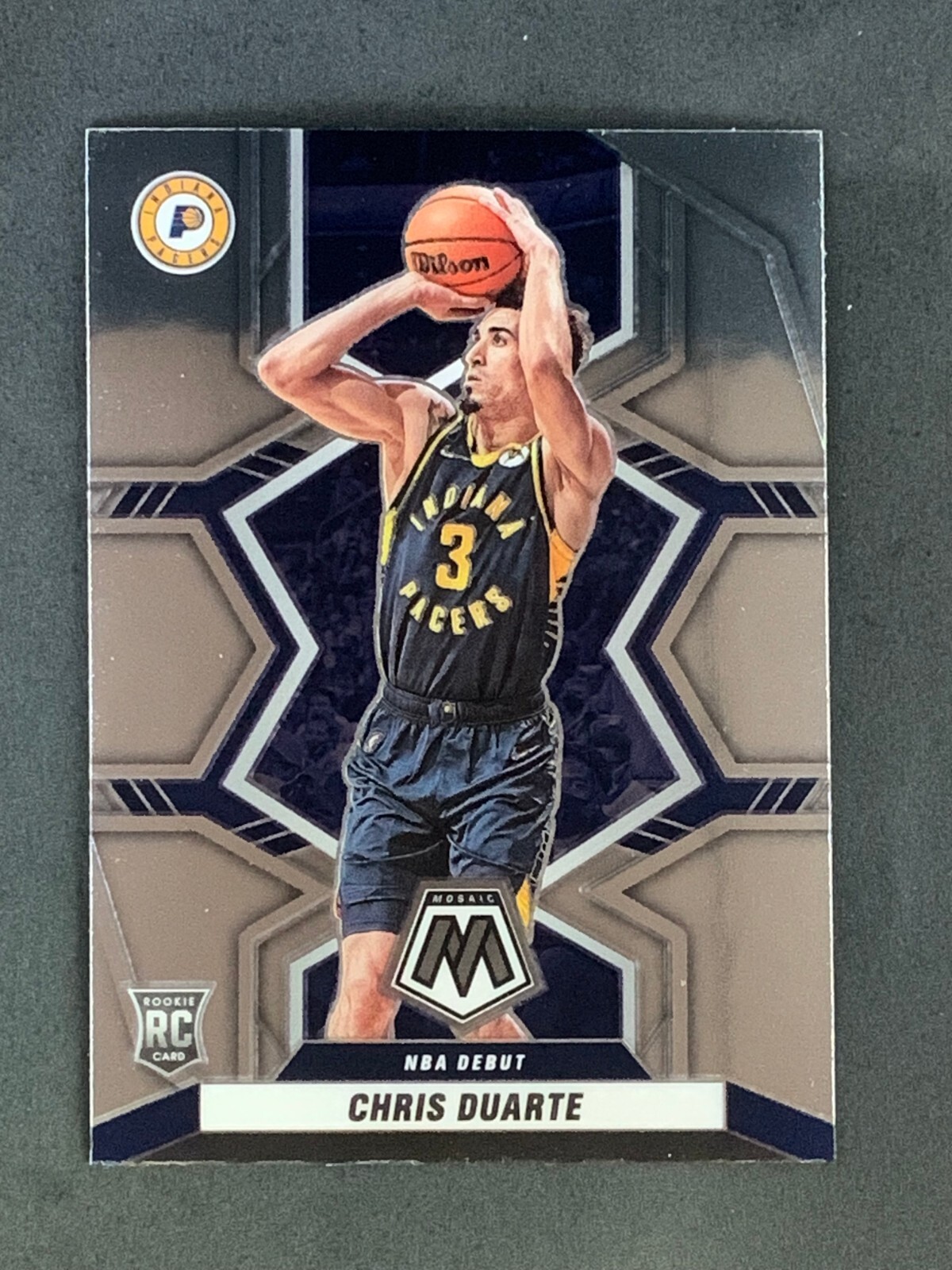 2021-22 Panini Mosaic Chris Duarte 270 NBA Debut Rookie RC - Pacers