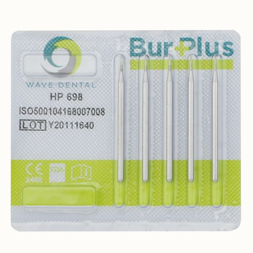 30 Fraises Dentaires En Carbure De Tungstène HP 702 - Forme Taper Fissure - Longueur 44,5 Mm - Pour Labo Dentaire