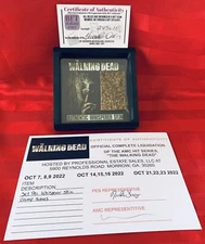 The Walking Dead Authentic Whisperer Skin Framed with COA
