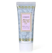Japanese Cosme CANMAKE Mermaid Skin Gel UV Sunscreen SPF50+ PA++++ 40g 01 clear