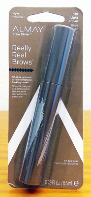 ALMAY Brow Styler, Really Real Brows, # 010 Light Brown, 0.29 fl oz