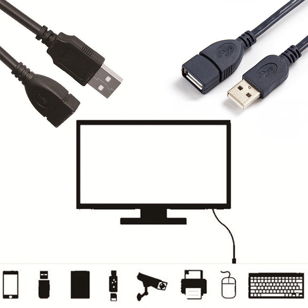 Connectronics USB 3.0 Extension Cable - Male USB-A to Female USB-A USB - 15 Feet