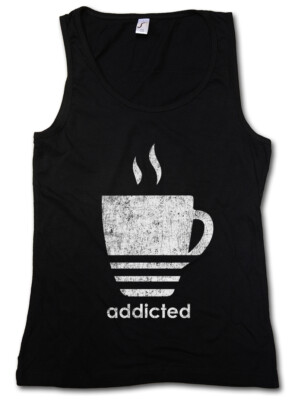 COFFEE ADDICTED DAMEN TANK TOP Love Café