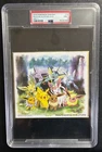 2019 POKEMON SHIKISHI ART 1 #14 PIKACHU & EEVEE EVOLUTIONS PSA 9