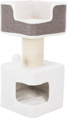 TRIXIE 33.9-in Ava XXL Cat Tree with Thick Scratching Post, Condo, Gray 
