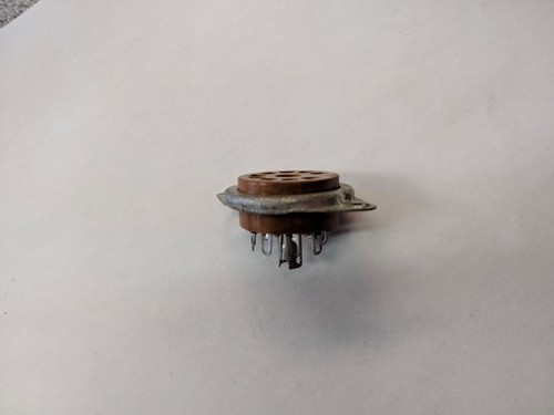VINTAGE 9 PIN TUBE SOCKET ORIGINAL NEW OLD STOCK