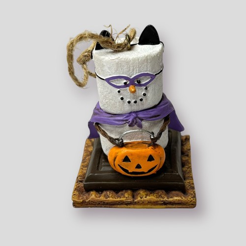 Original Smores Midwest Halloween Ornaments Lot 4 Ghost Vampire Devil Cat READ - Picture 15 of 23