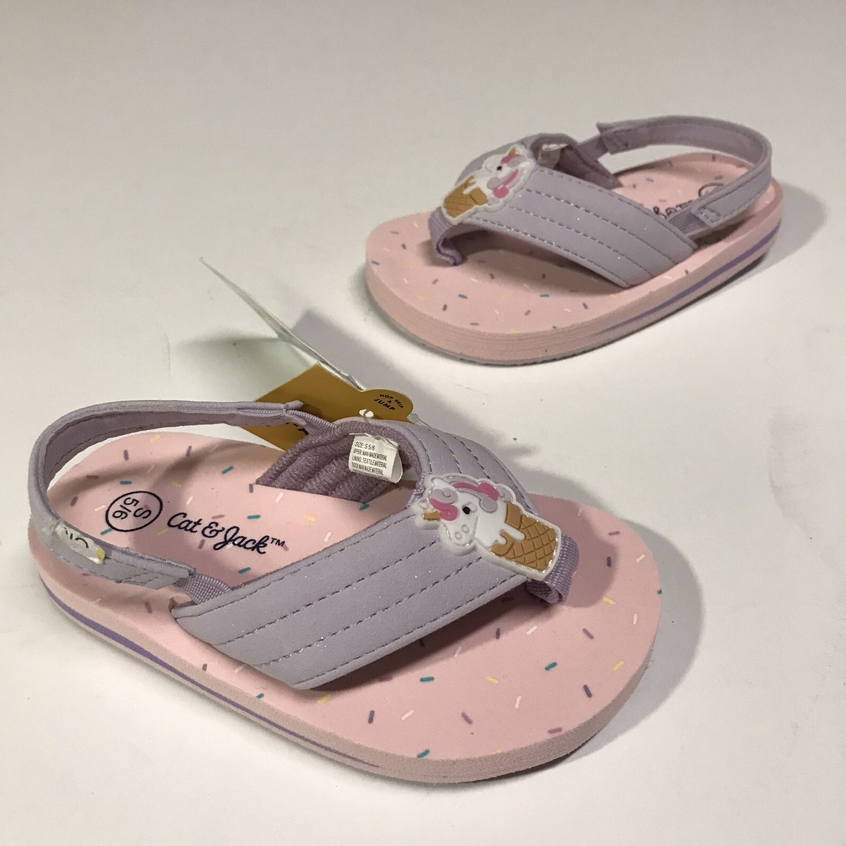  SLIPPER　サイズ6 new BLACK WHITE ZEBRA Slip On slipper FURRY Sandals OPEN TOE