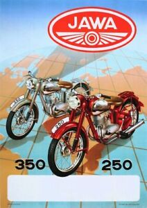 Vintage Jawa  Motorrad Werbung  Poster Print a3 a4 eBay