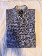 Grafton Button Down Long-Sleeved Dress Shirt - Men - Large