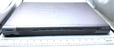 Raritan Dominion 32 Port KVM IP Switch Front Panel-AB, USB 2.0-AA, DKX2-432