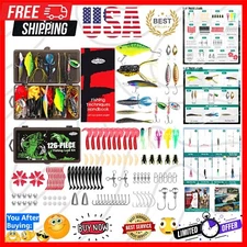Fishing Lures - 2025 New Tackle Box with Tackle Included, Fishing Kit with VI...